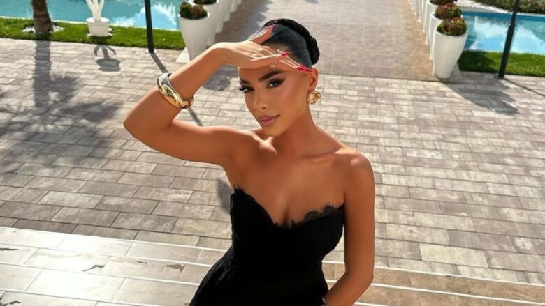 Eleganca Kader Kicaj shkëlqen me pamjen e saj