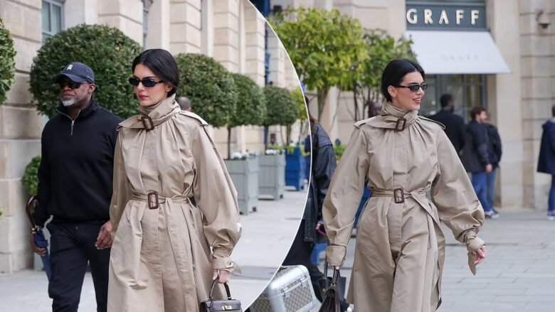Kendall Jenner shkëlqen me stil në një shëtitje në Paris