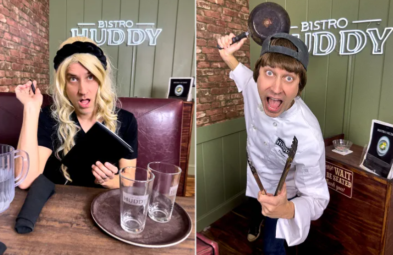 “Bistro Huddy”, nga tavolinat e restorantit në famë virale