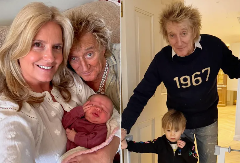 Rod Stewart tregon anën e tij më të ëmbël si gjysh