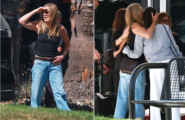 Jennifer Aniston e kthen kombinimin e thjeshtë në trend