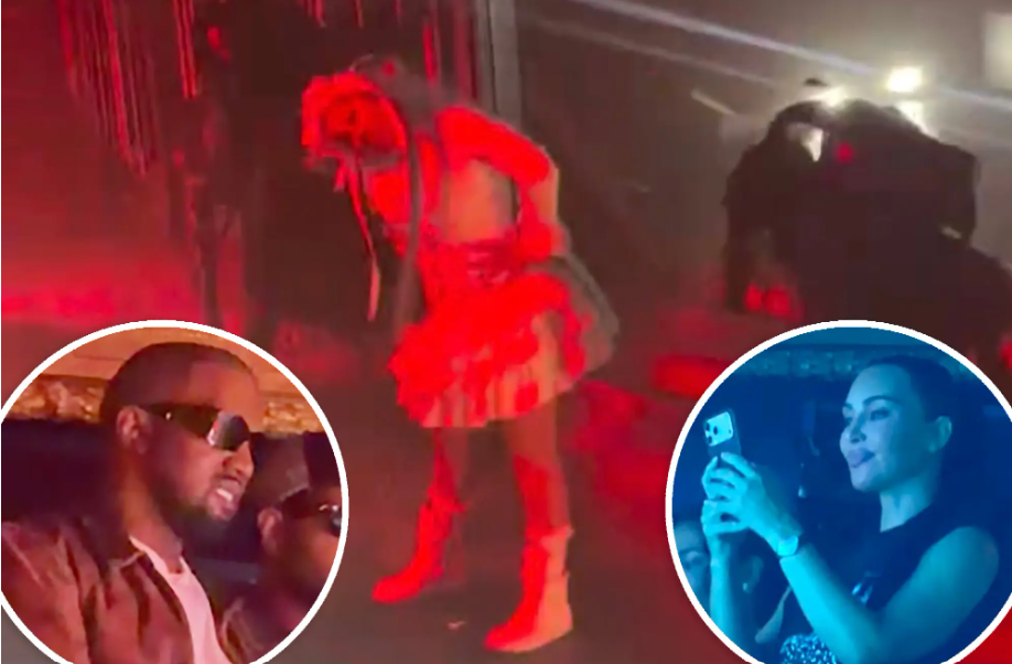 Kim Kardashian dhe Kanye West u shfaqën në koncertin e vajzës së tyre