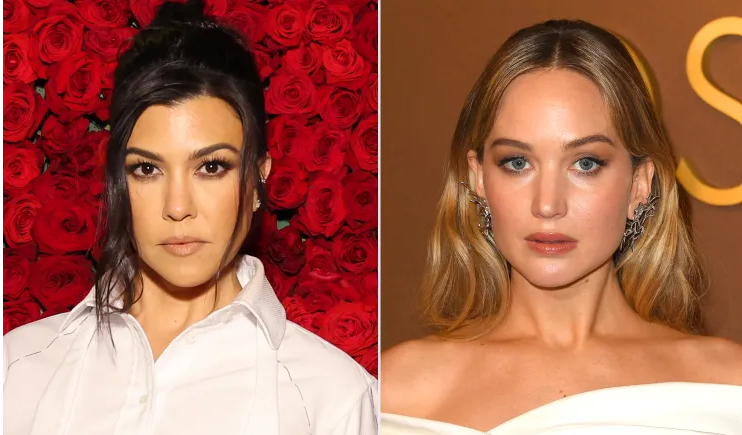 Kourtney Kardashian reagon ndaj Jennifer Lawrence