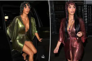 Kim Kardashian feston 46-vjetorin me dy fustane që bien në sy